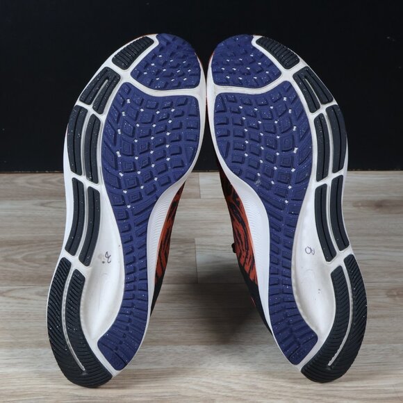 Nike Air Zoom Pegasus 38 Shoes Womens Size 8 Orange Black Tiger Print DQ7650-800 - Picture 5 of 8